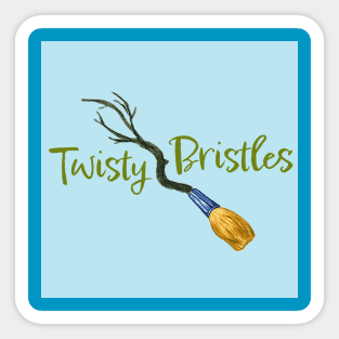 Twisty Bristles Sticker